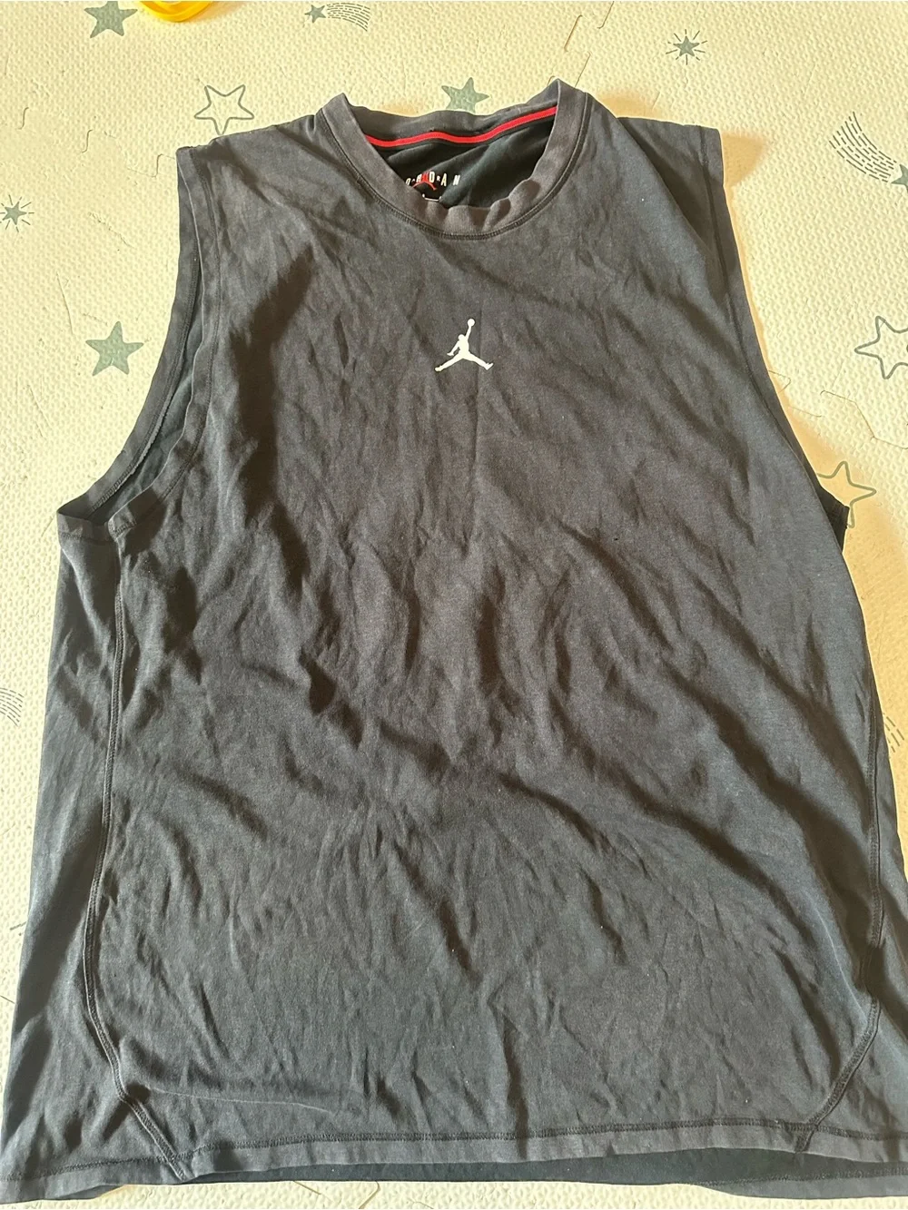 Nike Air Jordan Dri Fit Sleeveless Shirt and Shorts Work Out Bundle Sz L